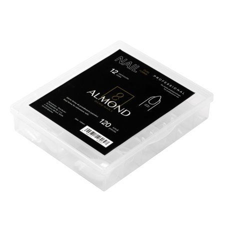Dual forms amandel OCHO NAILS voor nagelverlenging met gel en acrygel, 120 stuks voor salon, praktijk en studio