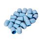 Blauwe schuurkapjes EXO Hard Cap 13 mm grit 80 20 stuks