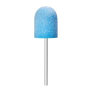 Blauwe schuurkapjes EXO Hard Cap 13 mm grit 220, 20 stuks voor professionele pedicure en podologie in salon of praktijk