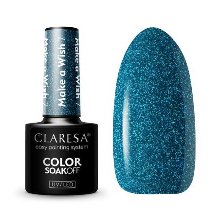 Professionele hybride nagellak Claresa Make a Wish 7 5 g voor egale kleur en glans bij salon- en thuismanicure