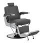 Professionele barberstoel Hair System BM88066 grijs voor knippen, baardverzorging en comfortabel werken in de barbershop