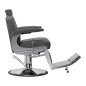 Professionele barberstoel Hair System BM88066 grijs voor knippen, baardverzorging en comfortabel werken in de barbershop