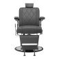 Professionele barberstoel Hair System BM88066 grijs voor knippen, baardverzorging en comfortabel werken in de barbershop