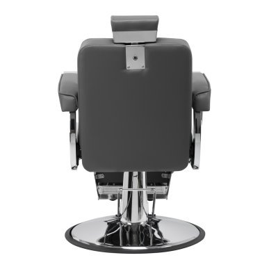 Professionele barberstoel Hair System BM88066 grijs voor knippen, baardverzorging en comfortabel werken in de barbershop