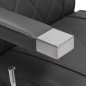 Professionele barberstoel Hair System BM88066 grijs voor knippen, baardverzorging en comfortabel werken in de barbershop