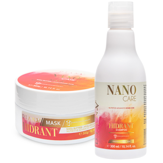 NanoCare Gold nanoplsatia set shampoo + haarmasker 300ml + 300g