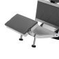 Professionele barberstoel Hair System BM88066 grijs voor knippen, baardverzorging en comfortabel werken in de barbershop