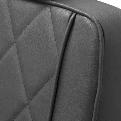 Professionele barberstoel Hair System BM88066 grijs voor knippen, baardverzorging en comfortabel werken in de barbershop