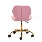 Professionele cosmetische kruk 4Rico QS-06G roze voor manicure, make-up, wenkbrauwstyling en receptiewerk Professionele cosmetische kruk 4Rico QS-06G roze voor manicure, make-up, wenkbrauwstyling en receptiewerk