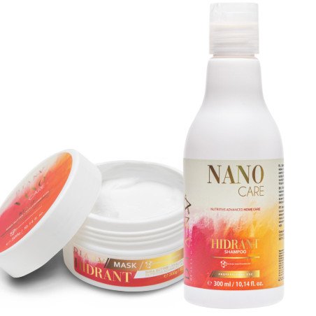 NanoCare Gold nanoplsatia set shampoo + haarmasker 300ml + 300g