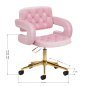 4Rico Chair QS-OF213G pink