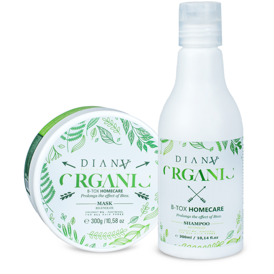 Btx ORGANIC Set shampoo + haarmasker 300ml + 300g