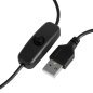 UV-puntlamp Glow Snake 3W wit met USB voor gerichte geluitharding bij manicure en professionele salonbehandelingen