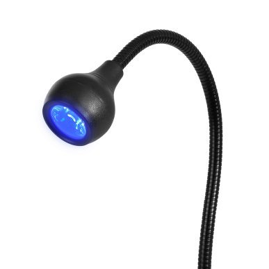 Professionele UV-puntlamp Glow Snake 3W zwart met USB voor gerichte geluitharding bij manicure, tips en sjabloonverlenging