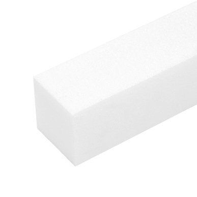 Bufferblok voor manicure Ocho Nails wit, grit 10, 10 stuks voor gel, acryl, acrygel en natuurlijke nagels voor salonwerk