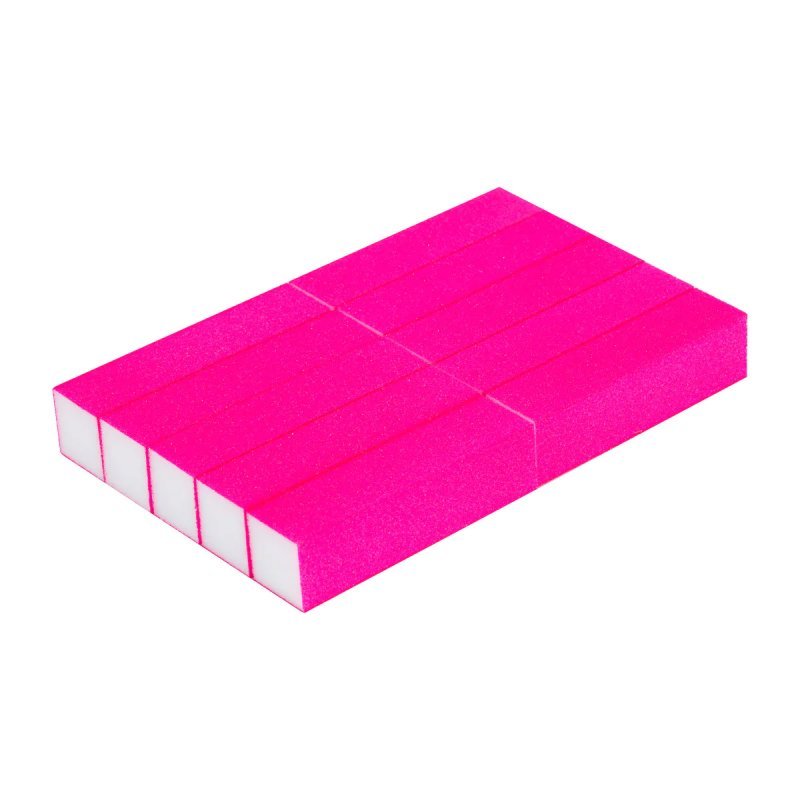 Bufferblok Ocho Nails roze 10 stuks voor manicure, gel en acryl, voorbereiding, gladmaken en vormgeven in salon Bufferblok Ocho Nails roze 10 stuks voor manicure, gel en acryl, voorbereiding, gladmaken en vormgeven in salon