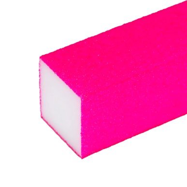 Bufferblok Ocho Nails roze 10 stuks voor manicure, gel en acryl, voorbereiding, gladmaken en vormgeven in salon