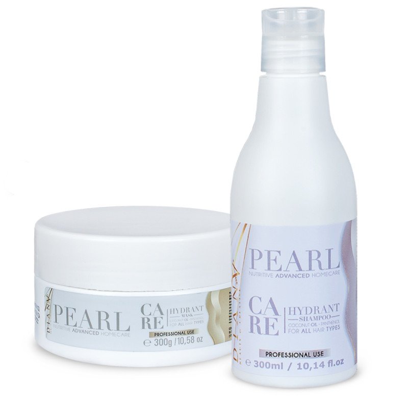Pearl haarverzorgingsset Diana Pearl Care 300 ml + 300 g voor herstel, glans en zachtheid na Btox