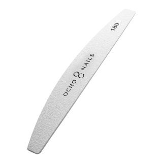 Halve maan wisselvijlen Ocho Nails 180, 10 stuks voor metalen vijl, gel, acryl en professionele salonmanicure