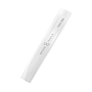 Halve maan nagelvijl Ocho Nails 100/180 safe pack, 1 stuk voor manicure, gel, acryl en natuurlijke nagels voor salonwerk