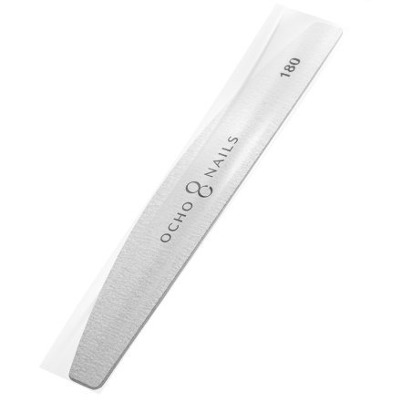 Halve maan nagelvijl Ocho Nails slim 100/180, 1 stuk, safe pack voor manicure, gel, acryl en natuurlijke nagels