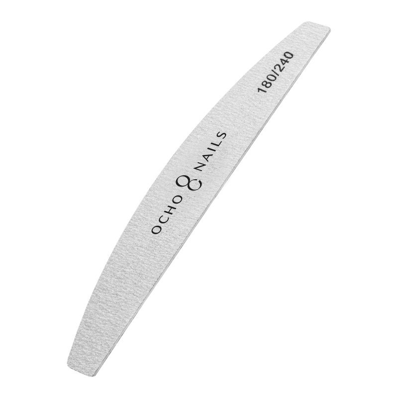 Ocho Nails Slim Halbmondfeile 180/240 10 Stück