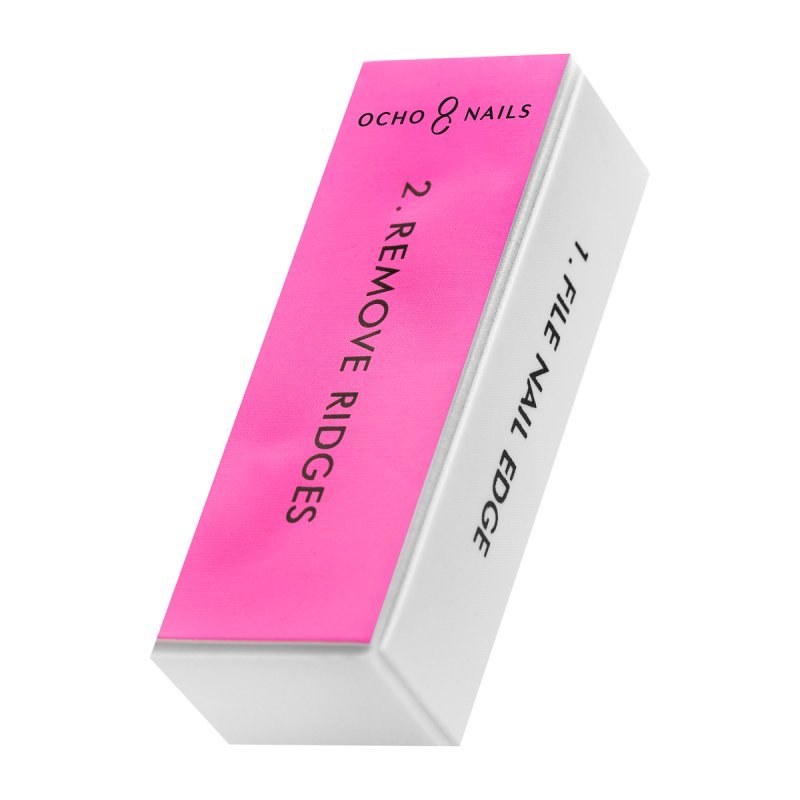 Polijstbuffer voor natuurlijke nagels Ocho Nails BR1 240/320/600/3000, 10 stuks voor manicure en professioneel salonwerk