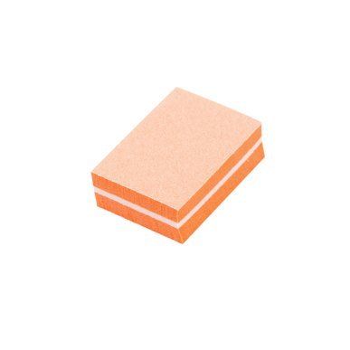Bufferblok voor manicure Ocho Nails mini oranje 100/180, 50 stuks voor professionele salonmanicure en nette afwerking