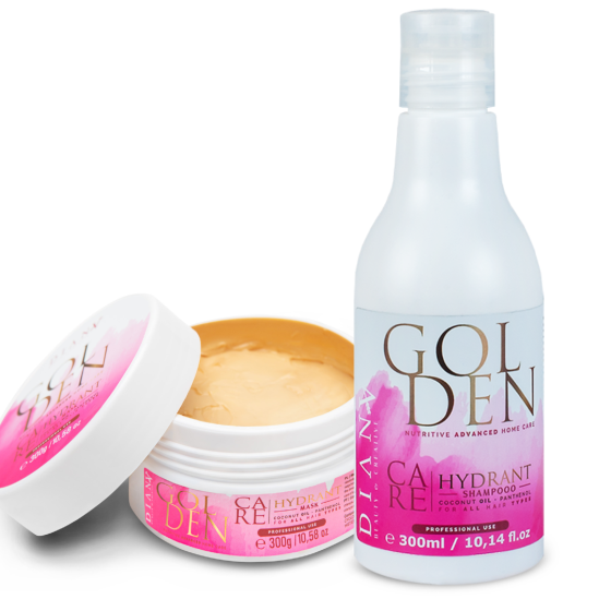 GOLDEN Care  SET shampoo + haarmasker 300ml + 300g