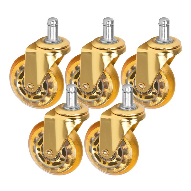 Roll Speed Hockerrollen gold Steckmontage 5 Stück Roll Speed Hockerrollen gold Steckmontage 5 Stück