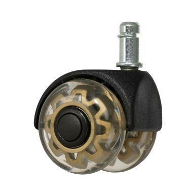 Drukwielen voor krukken Roll Speed Duo met ABEC-7 lagers en dubbele wielen, set van 5 voor salon en werkplek
