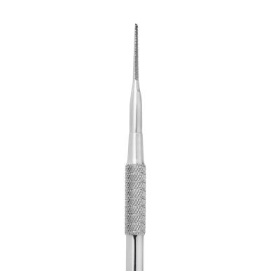 Podologievijl Nghia Export P-15, hoekig metalen instrument voor nagels, nagelwallen en nauwkeurig professioneel salonwerk