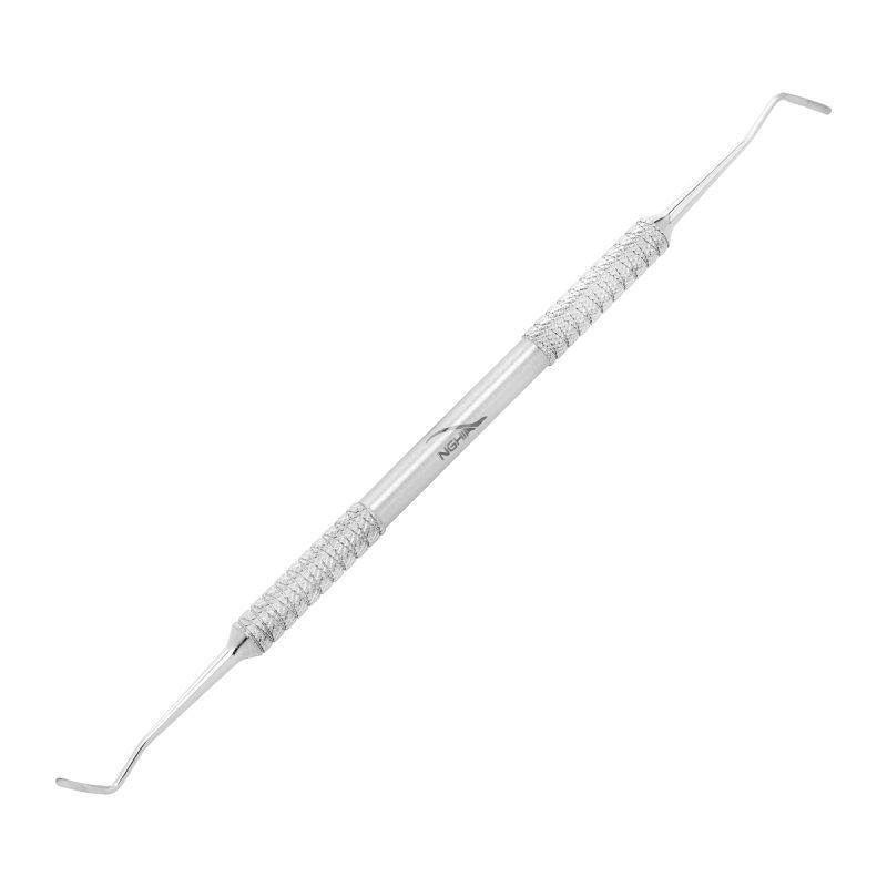 Professionele podologiesonde Nghia Export P-17 van roestvrij staal voor nauwkeurig werk in salon, manicure en pedicure, 15 cm Professionele podologiesonde Nghia Export P-17 van roestvrij staal voor nauwkeurig werk in salon, manicure en pedicure, 15 cm