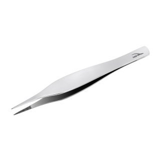 Puntpincet NGHIA Export T-10 chroom 116 mm voor wenkbrauwstyling, fijne haartjes en professioneel cosmetisch werk
