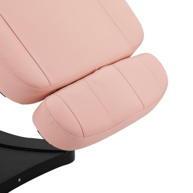 Elektrische behandelstoel Sillon Classic met 3 motoren in roze voor professionele cosmetische en esthetische salonbehandelingen