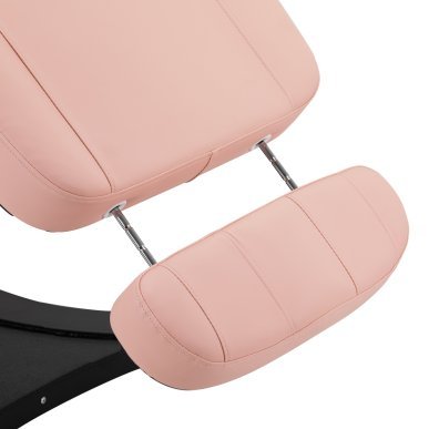 Elektrische behandelstoel Sillon Classic met 3 motoren in roze voor professionele cosmetische en esthetische salonbehandelingen