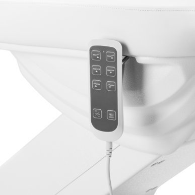 Elektrische behandelstoel Sillon Luxury wit met 3 motoren voor gezichts-, lichaams- en esthetische behandelingen