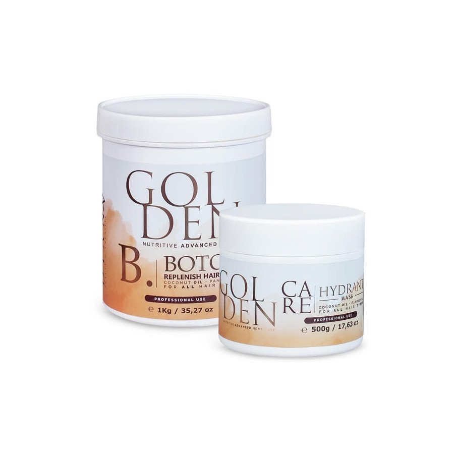 Btx Golden - Traitement Capillaire Régénérant et Remplissant 1000g + 500g