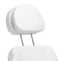 Professionele behandelstoel Sillon Luxury met 3 motoren, witte uitvoering en voetbediening voor salon, beautypraktijk en