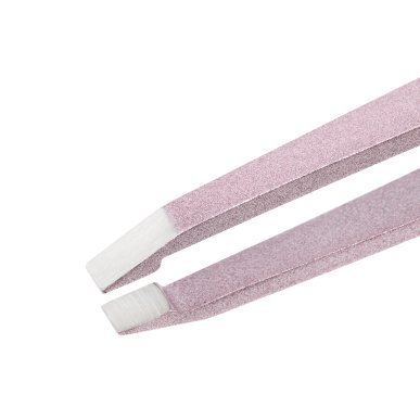 Wenkbrauwpincet NGHIA Export N.404 roze voor nauwkeurige wenkbrauwstyling en professioneel gebruik in salon of beautypraktijk