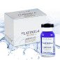 Haarampullen Platinum 6x10ml voor blond en beschadigd haar met paars pigment, regeneratie, glans en koele tint Haarampullen Platinum 6x10ml voor blond en beschadigd haar met paars pigment, regeneratie, glans en koele tint