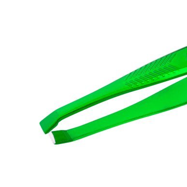 Wenkbrauwpincet NGHIA N-425 groen, 9 cm, voor nauwkeurige styling en professioneel gebruik in salon en manicurepraktijk
