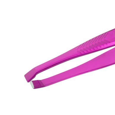 Wenkbrauwpincet NGHIA Export N-425 paars voor nauwkeurig wenkbrauwstylen en professionele cosmetische behandelingen