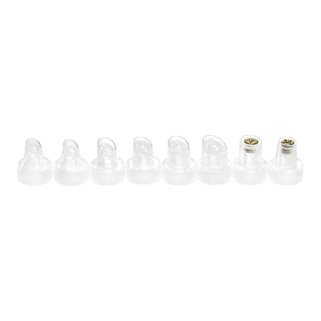 Vervangtips voor cosmetisch apparaat Hydrogen+ 6in1 nieuwe generatie, set van 8 voor waterstofreiniging en waterpeeling
