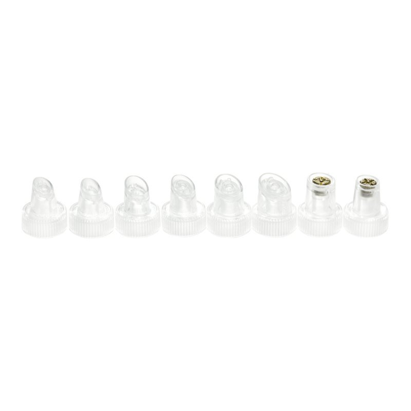 Vervangtips voor cosmetisch apparaat Hydrogen+ 6in1 nieuwe generatie, set van 8 voor waterstofreiniging en waterpeeling