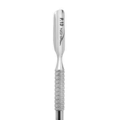 Metalen bokkenpoot voor nagelriemen NGHIA Export P-13, dubbelzijdig, 14,5 cm, voor professionele manicure en pedicure