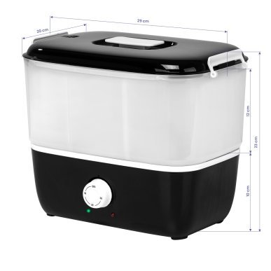 Handdoekverwarmer ELEGANTE 10 600W voor salons, gezichtsbehandelingen, massages en spa-diensten met timer 30 minuten