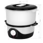 Handdoekverwarmer ELEGANTE 20 600W met aromatherapie voor warme handdoeken in salon, beautypraktijk en nagelstudio