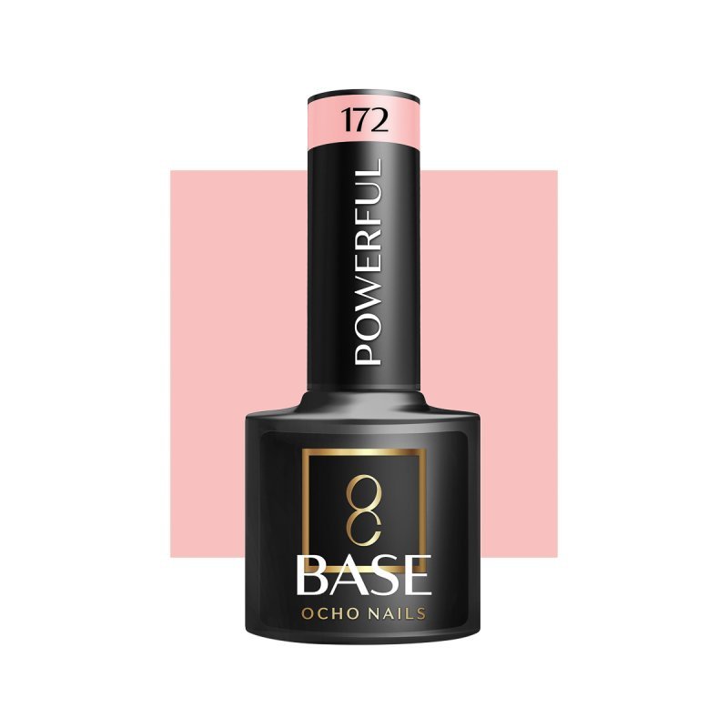 Hybride base OCHO NAILS Powerful 172 voor natuurlijke nagels, salonmanicure en duurzame styling, 5 g, zuurvrij