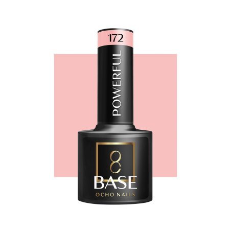 Hybride base OCHO NAILS Powerful 172 voor natuurlijke nagels, salonmanicure en duurzame styling, 5 g, zuurvrij